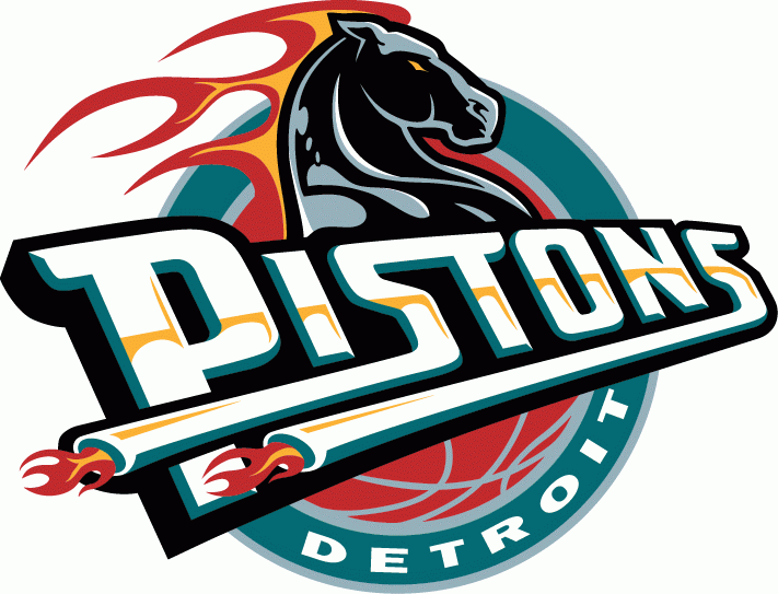 Detroit Pistons 1996-2001 Primary Logo iron on transfers for clothing